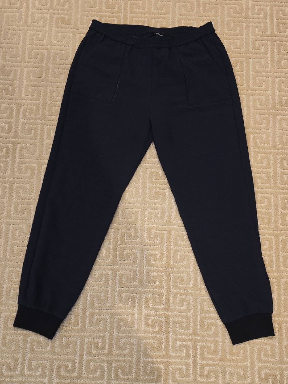 The Kooples Dark Navy Jogger Pants, Size 42